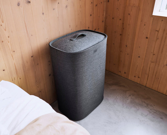 [hidden] [lifestyle] Tota 2 90L Dark Grey Laundry Separation Basket