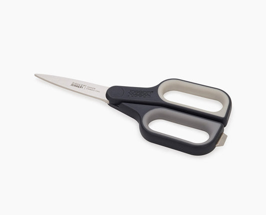 [hidden] CutPlus Grey Scissors with Integrated Box Cutter