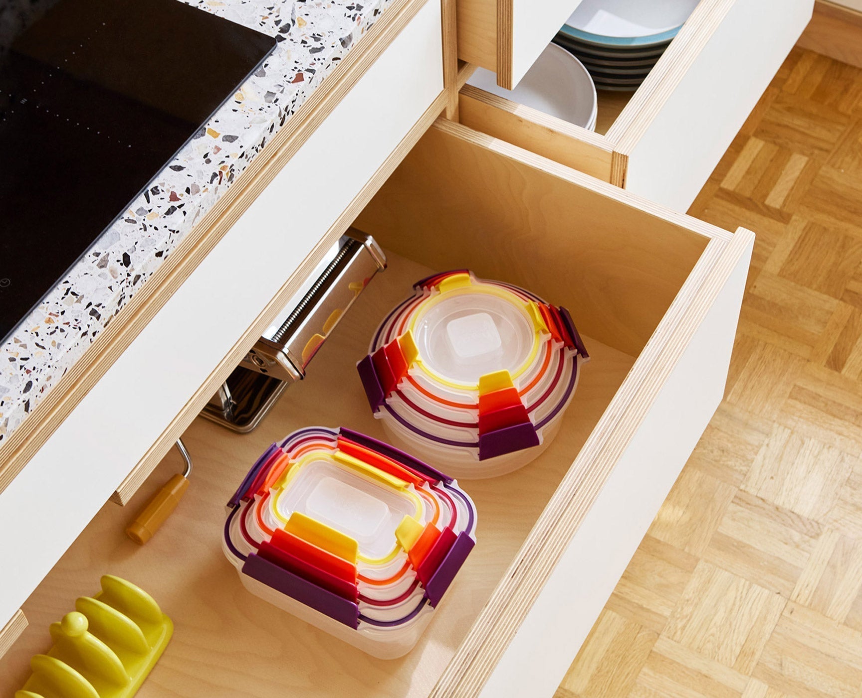 Nest™ Lock 16-Piece Multicolor Mixed Food Container Set