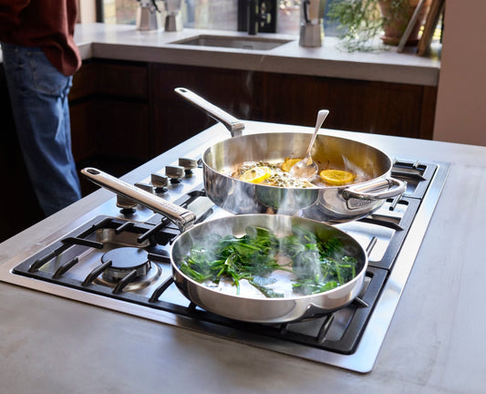 [hidden]n [lifestyle] Space Steel Folding Handle 20cm Frying Pan