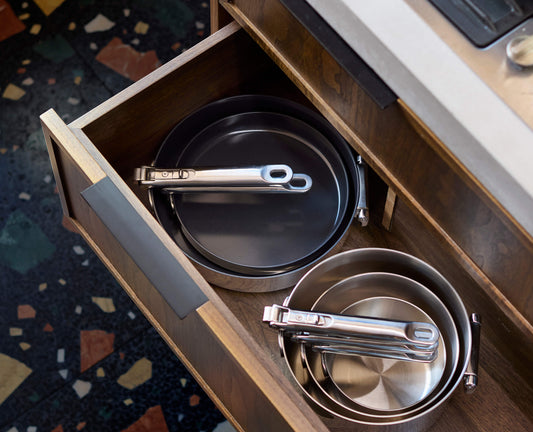 [hidden] [lifestyle] Space Steel Folding Handle Non-Stick 28cm Frying Pan