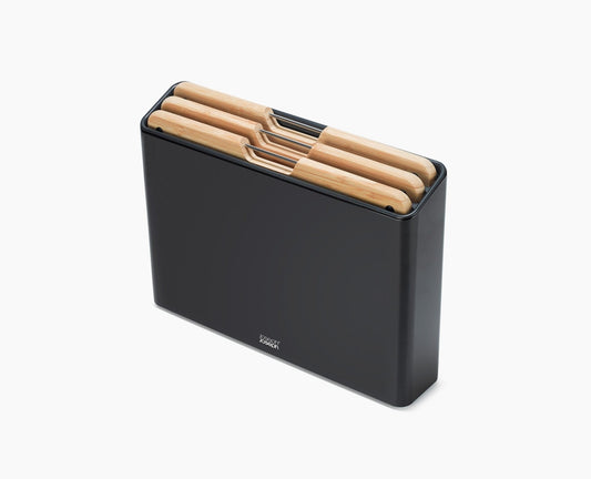 [hidden] Folio™ Steel 3-Piece Bamboo Chopping Board Set With Black Stainless-Steel Case