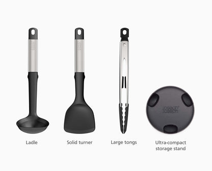 [half-width] Elevate™ Fusion 3-piece Utensil Set with Compact Stand - 10569 - Image 8