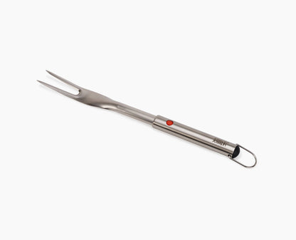 [hidden] GrillOut Stainless-Steel BBQ Fork with Extending Handle