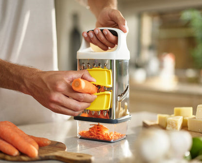 [hidden] [lifestyle] Multi-Grip Box Grater with Precision Food-Grip - 20225 - Image 2