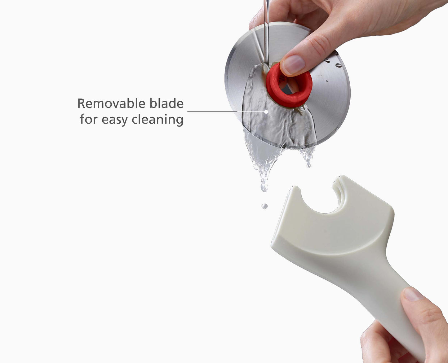 [half-width] Ringo™ Easy-clean Pizza Cutter - 20232 - INFO