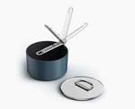 [hidden] Space™ 19cm Non-stick Blue Saucepan & Lid - 45038 - Image 1