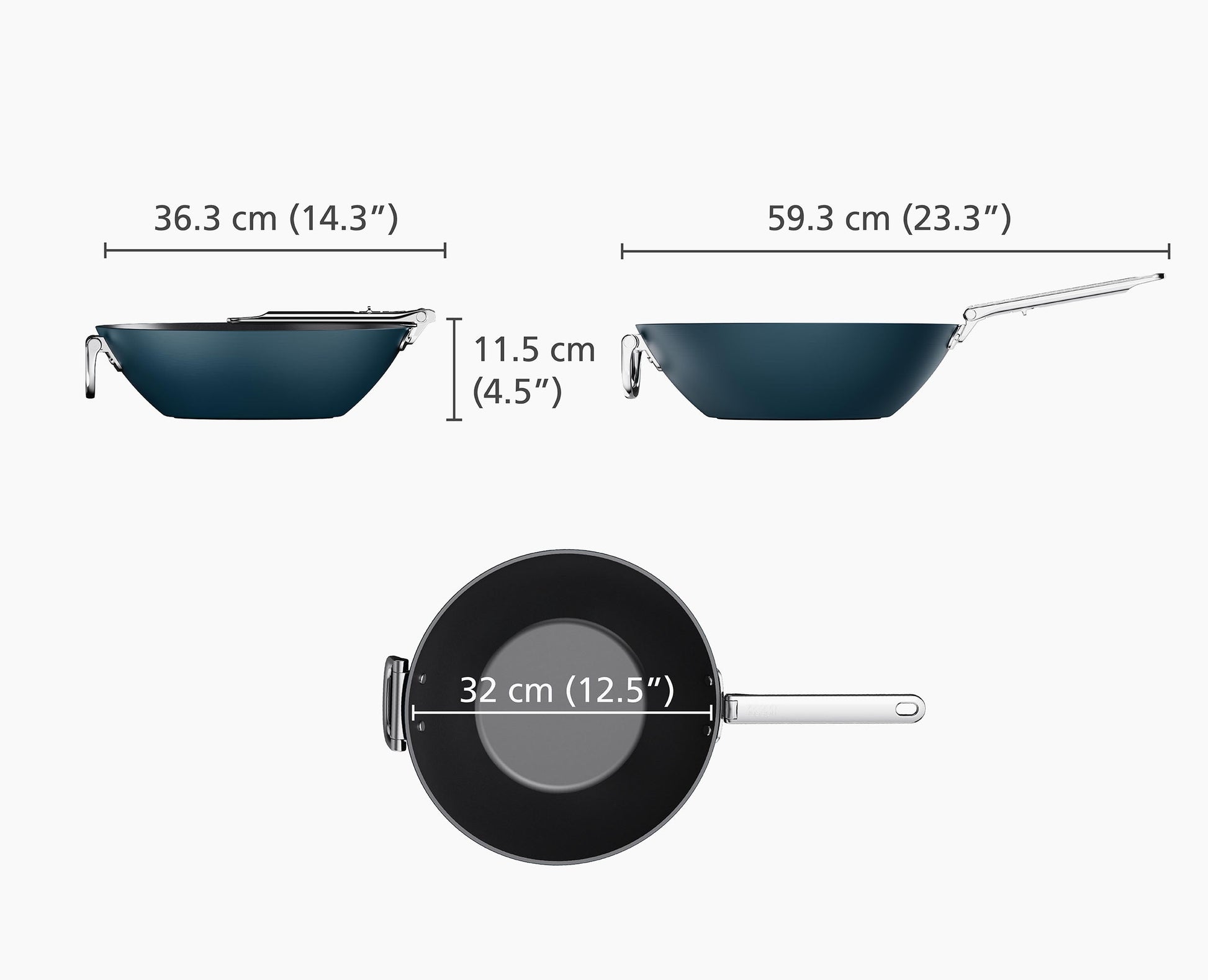[half-width] Space™ 32cm Non-stick Wok - 45048 - Image 7