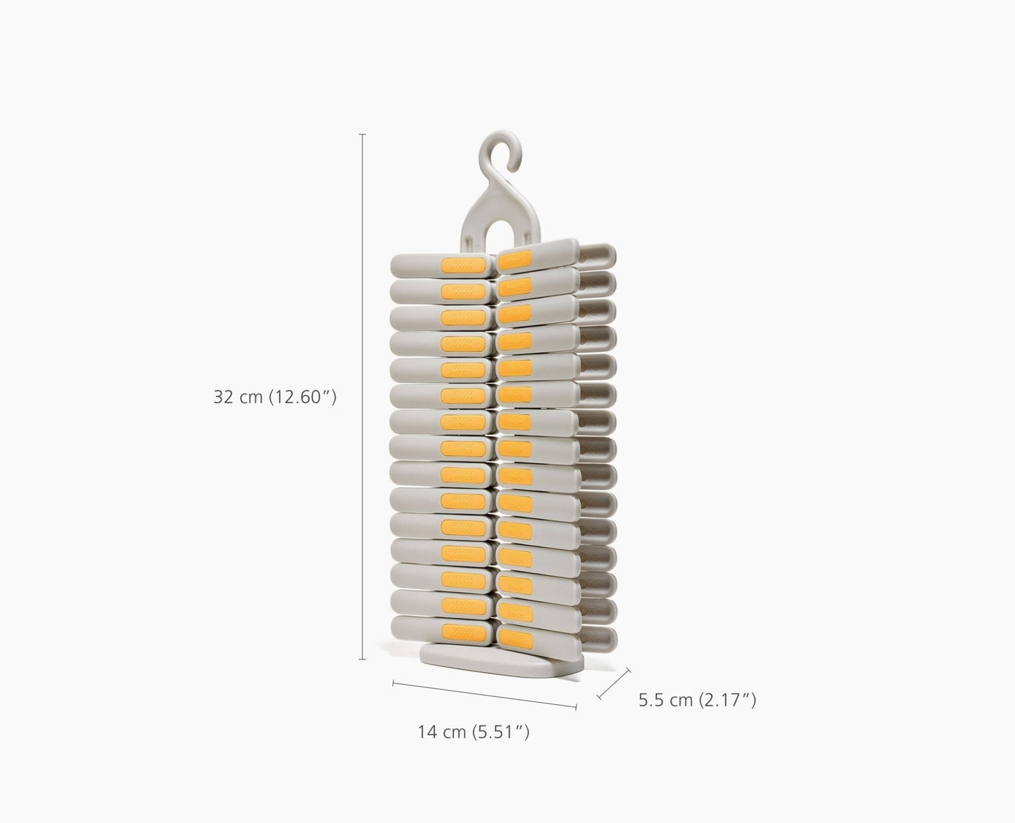 [half-width] PegStore™ 30-Piece Clothes Peg Set With Storage Stand