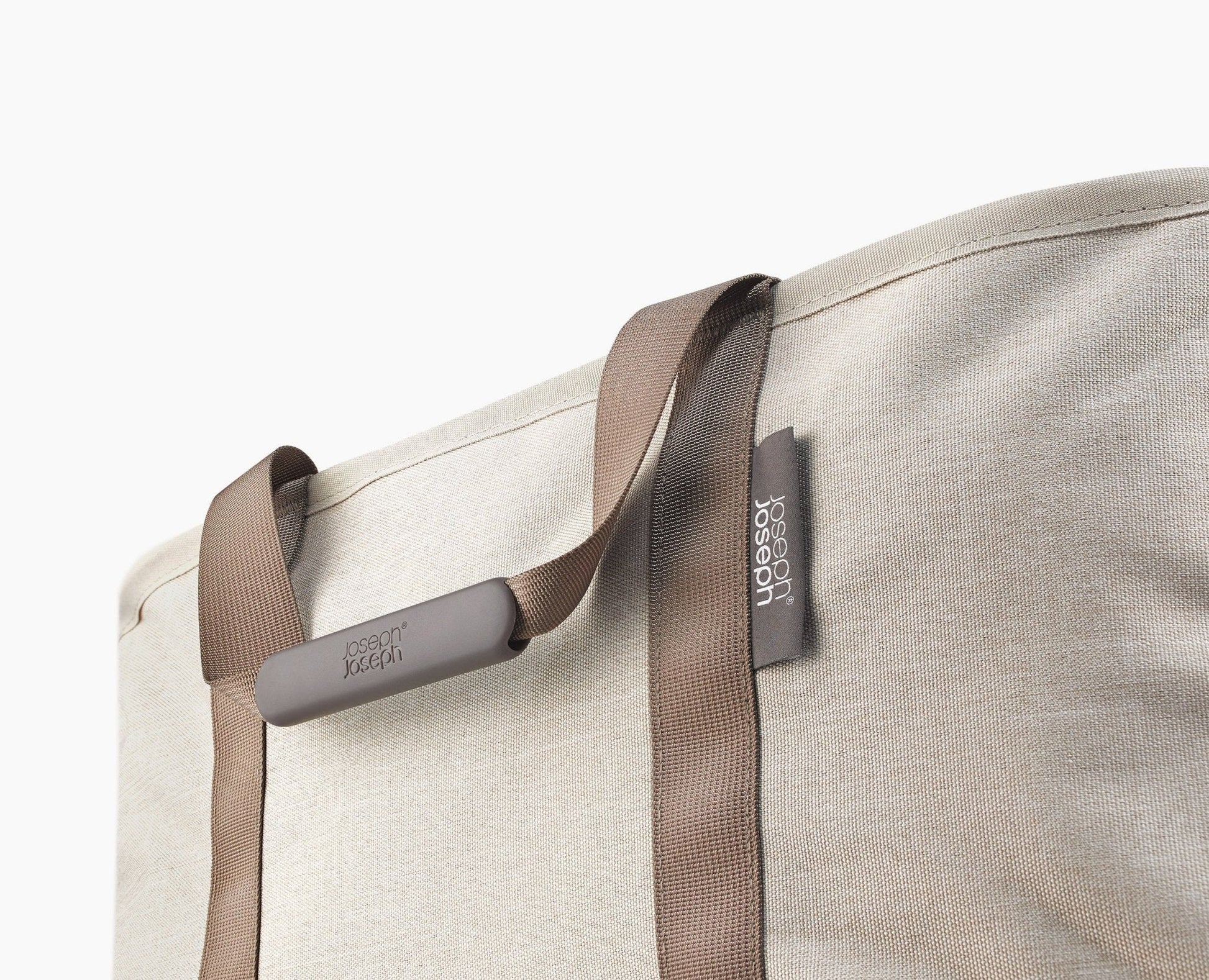 [half-width] 2-piece Ecru Tota 90L & Hold-All Laundry Basket Set
