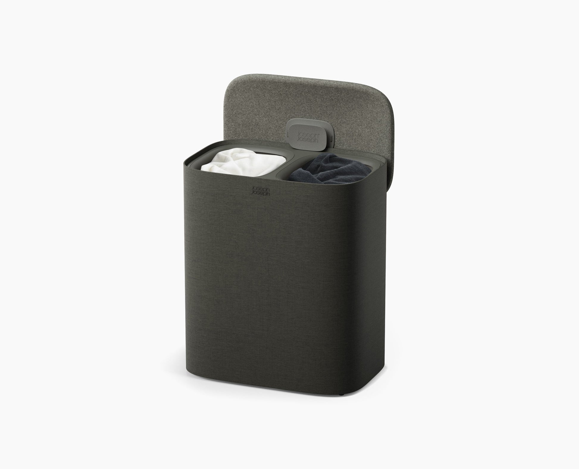 [hidden] Tota 2 90L Dark Grey Laundry Separation Basket