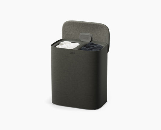 [hidden] Tota 2 90L Dark Grey Laundry Separation Basket