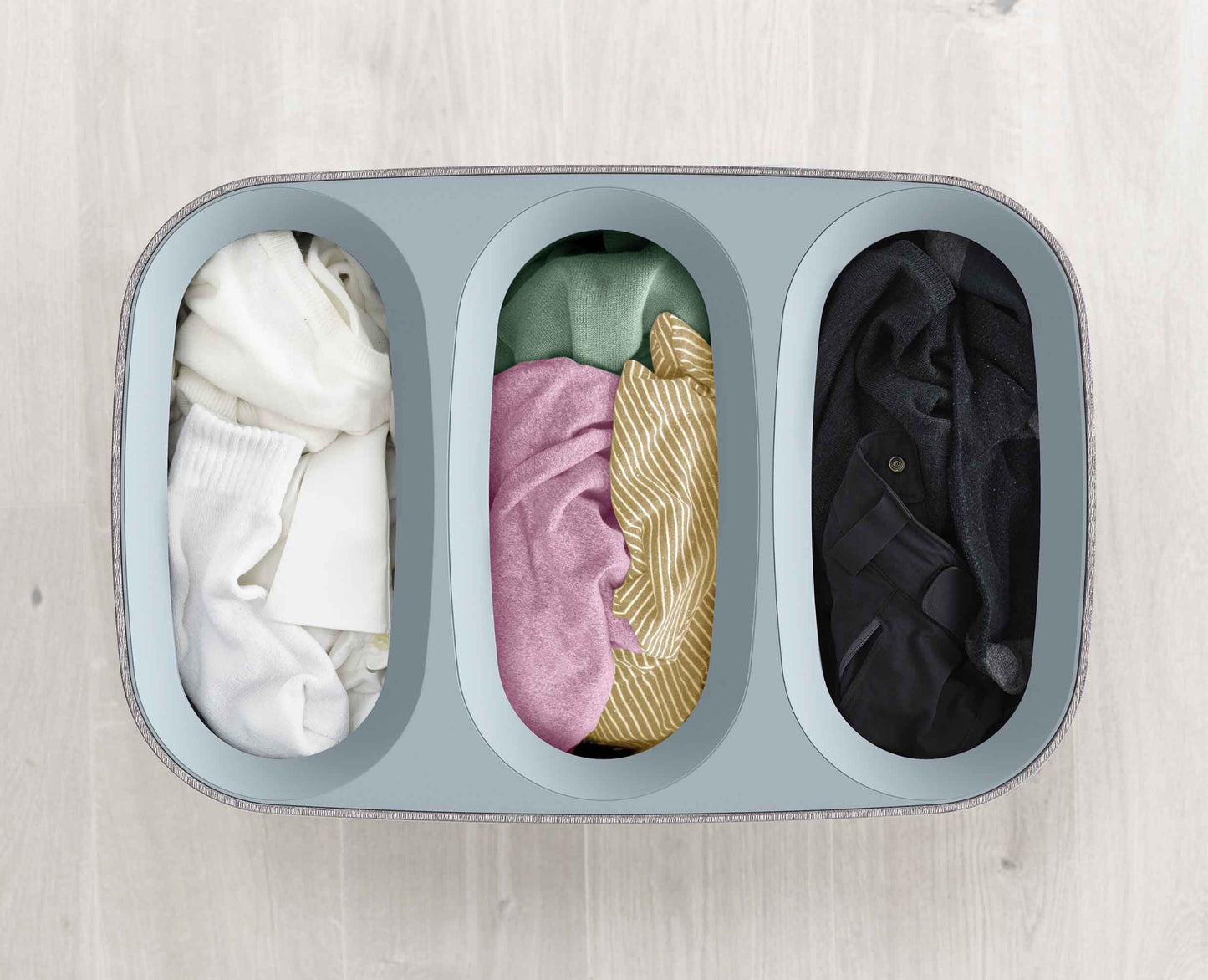 [half-width] Tota Trio 90L Laundry Separation Basket - 50024 - Image 4