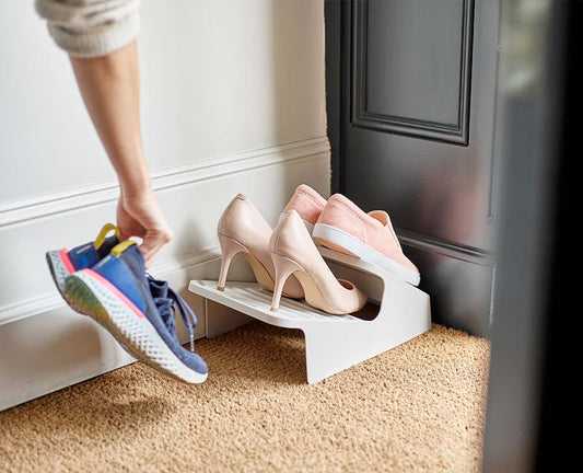 [hidden] [lifestyle] Shoe-In™ Space-saving Shoe Rack - 55001 - Image 2