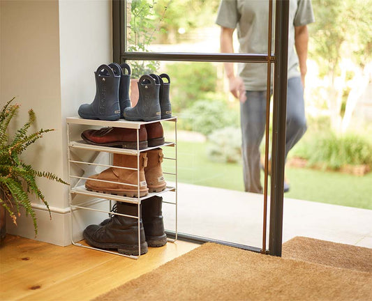 [hidden] [lifestyle] Level™ Adjustable Shoe Rack - 55008 - Image 2