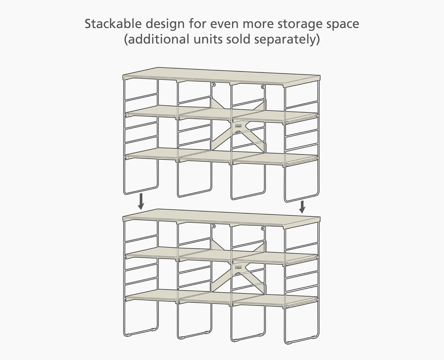 [half-width] Level™ Plus Large Adjustable Shoe Rack - 55009 - Image 7