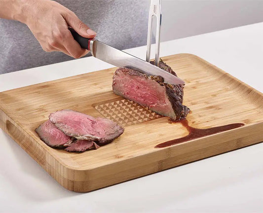 [hidden] [lifestyle] Cut&Carve™ Bamboo Chopping Board - 60142 - Image 2