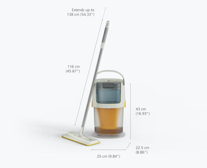 [half-width] UltraClean Microfibre Floor Mop Cleaning System (6500002)