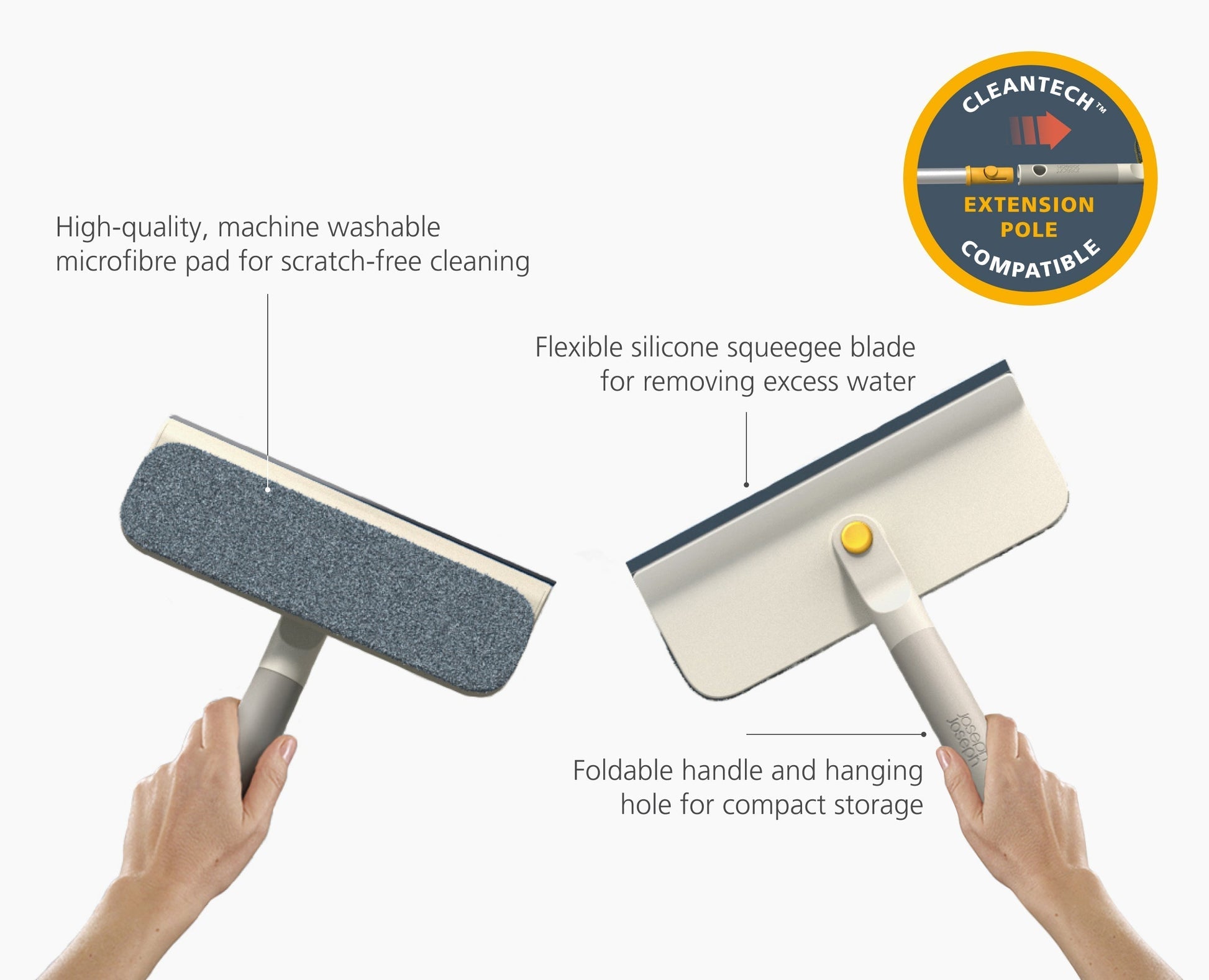 [half-width] CleanTech 2-in-1 Glass Cleaning Tool