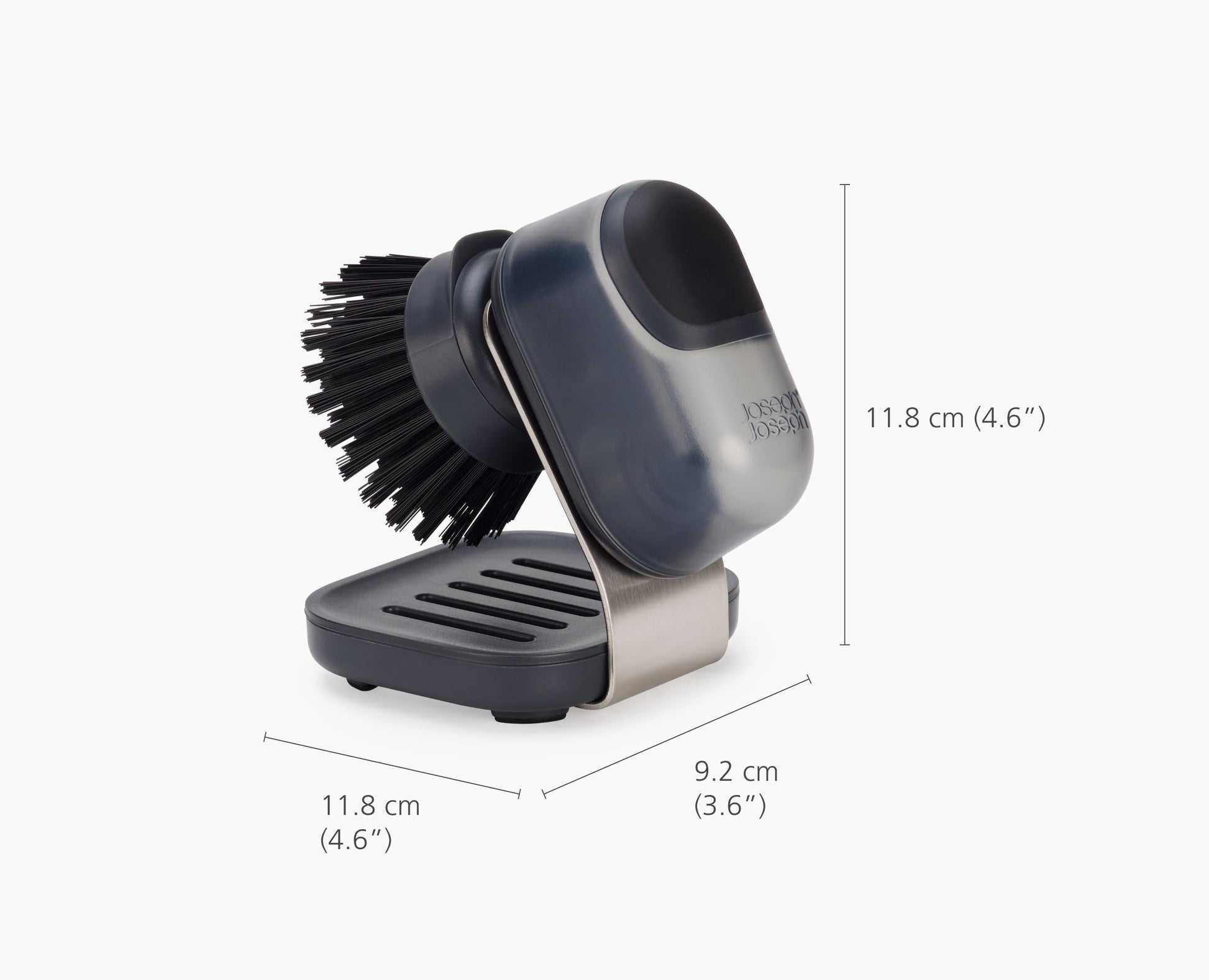 [half-width] SinkTech Compact Soap Dispensing Washing-Up Brush with Steel Stand
