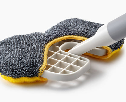 [half-width] CleanTech™ 2-in-1 Surface Scrubber Tool with Extension Pole