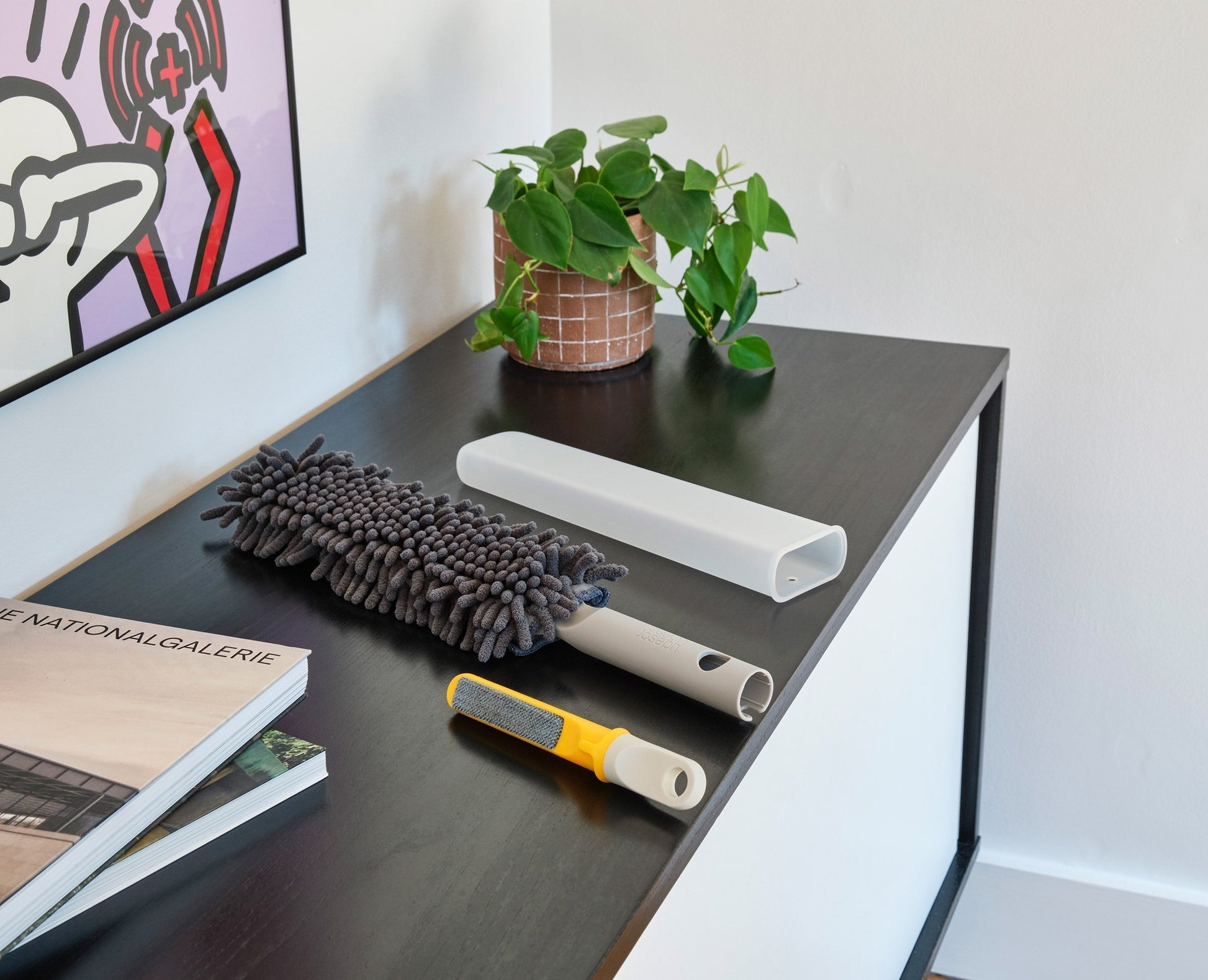 [hidden] [lifestyle] CleanTech™ 3-in-1 Duster with Storage Cover & Extension Pole