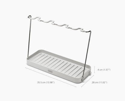 [half-width] DrySmart™ Folding Wine Glass Drying Rack