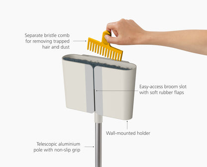 [half-width] CleanTech Wall-Mounted Broom