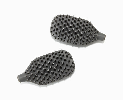 [hidden] Flex™ TriBlade Pack of 2 Grey Replacement Toilet Brush Heads