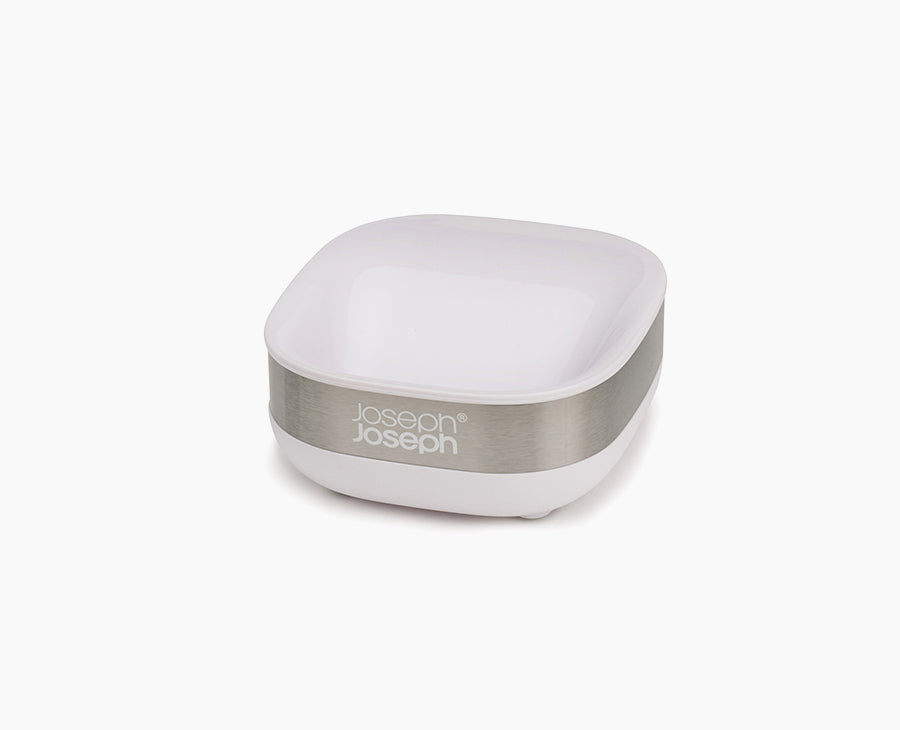 [hidden] Slim™ Steel Compact Soap Dish - 70533 - Image 1