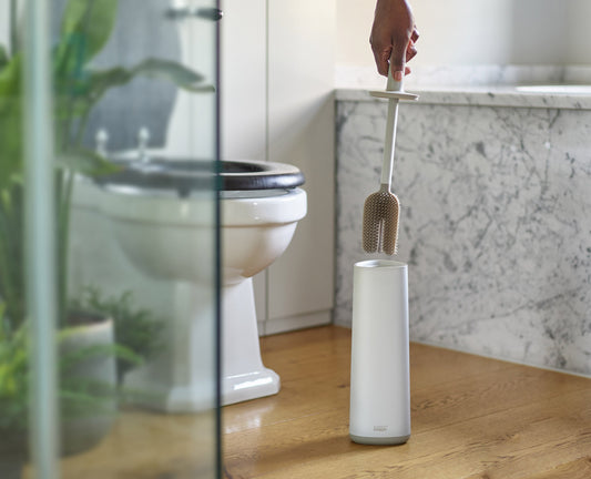 [hidden] [lifestyle] Matt Ecru Bathroom Set