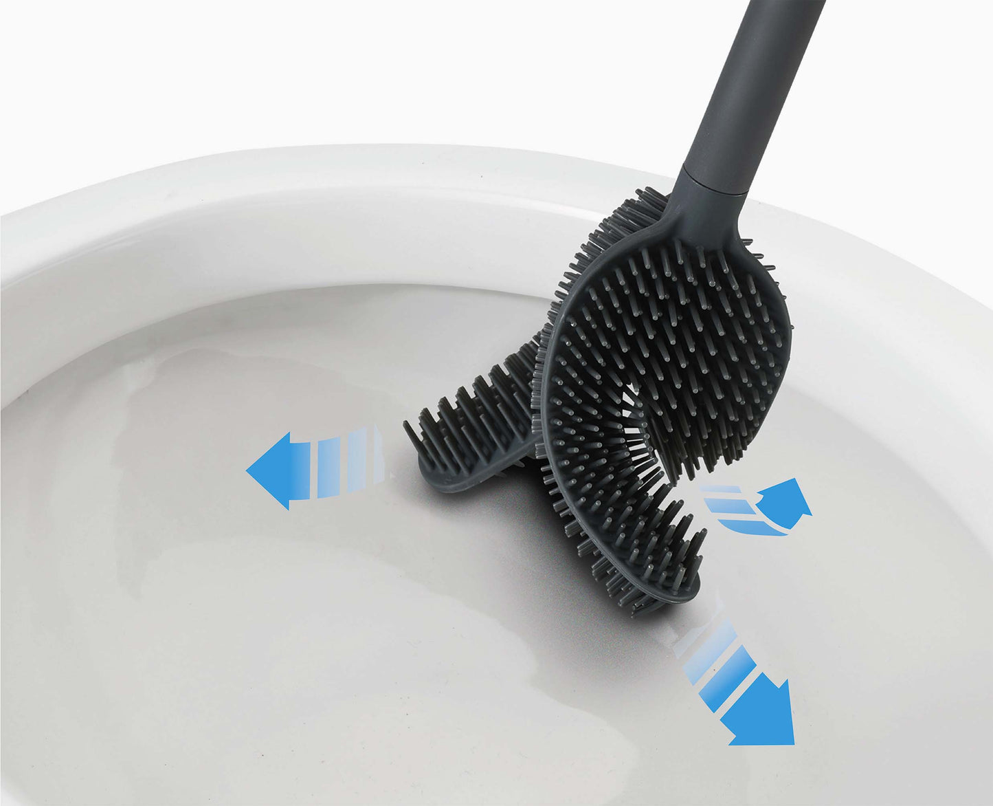 [half-width] Flex™ 360 Luxe Toilet Brush with Stainless-steel Finish - 70583 - Image 4