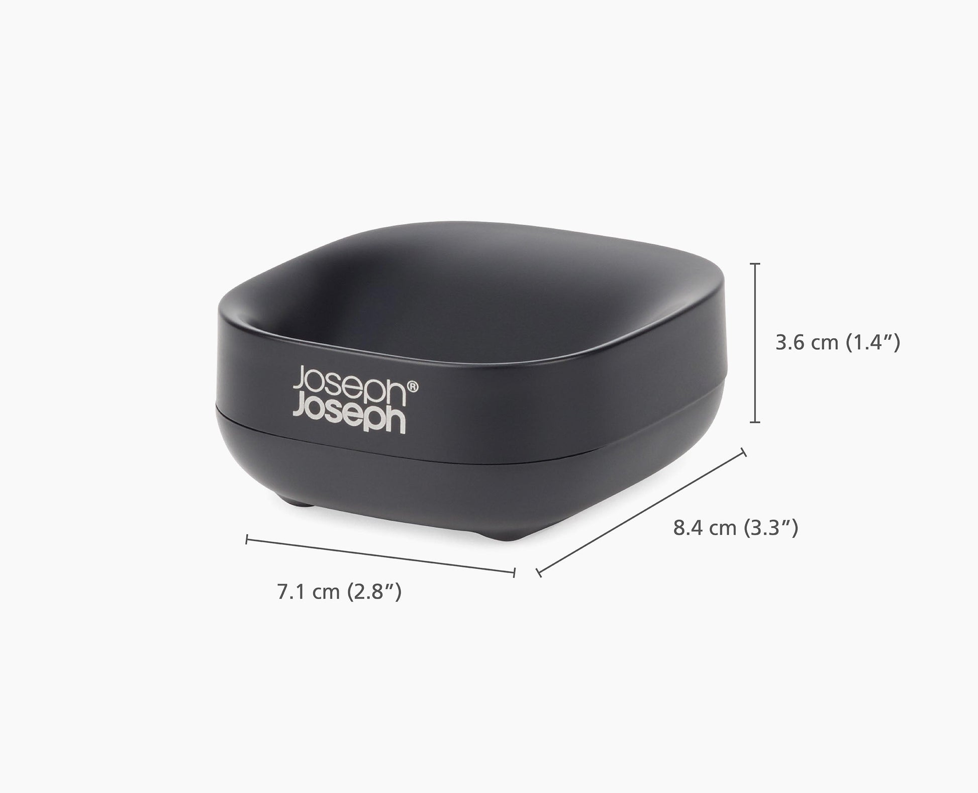 [half-width] Slim™ Compact Matt Soap Dish - 70601 - DIMS