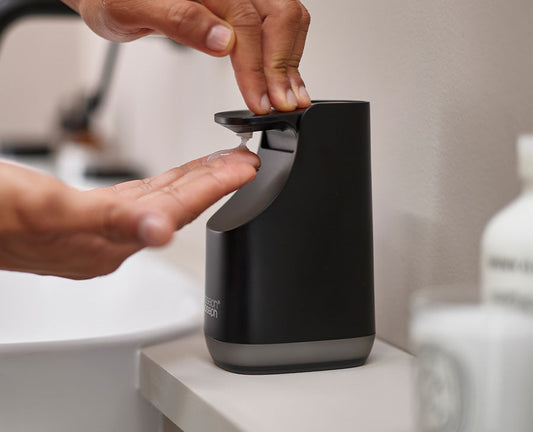 [hidden] [lifestyle] Slim™ Compact Matt Soap Pump - 70602 - Image 2