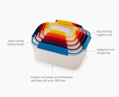 [half-width] Nest™ Lock 10-piece Multicolor Container Set - Image 6