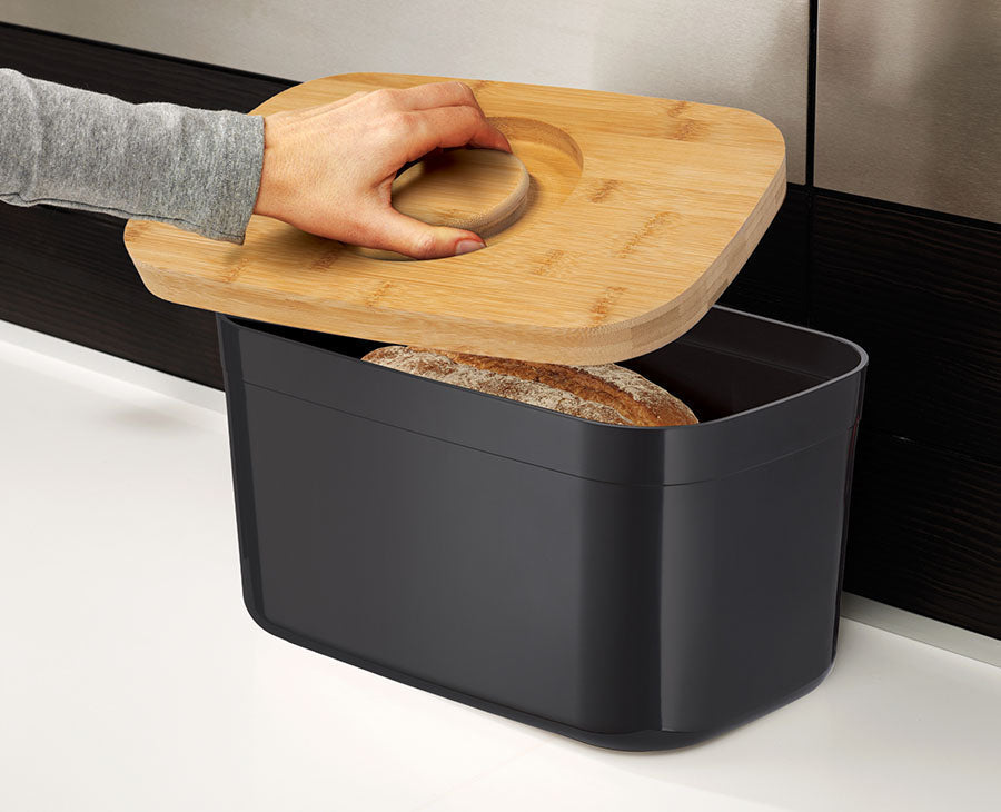[hidden] [lifestyle] Bread Bin with Bamboo Lid - 81103 - Image 2