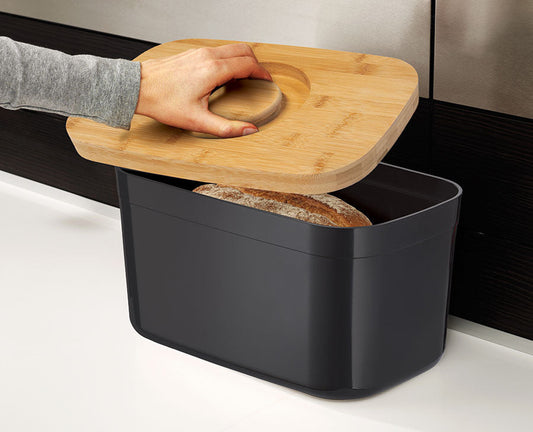 [hidden] [lifestyle] Bread Bin with Bamboo Lid - 81103 - Image 2