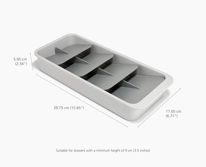 [half-width] DrawerStore™ Large Tiered Cutlery Organiser