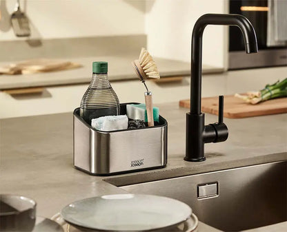 [hidden] [lifestyle] Surface™ Tiered Stainless-steel Sink Tidy - 851646 - Image 2