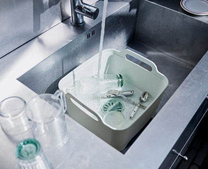 Wash&Drain™ Stone Green Washing-up Bowl