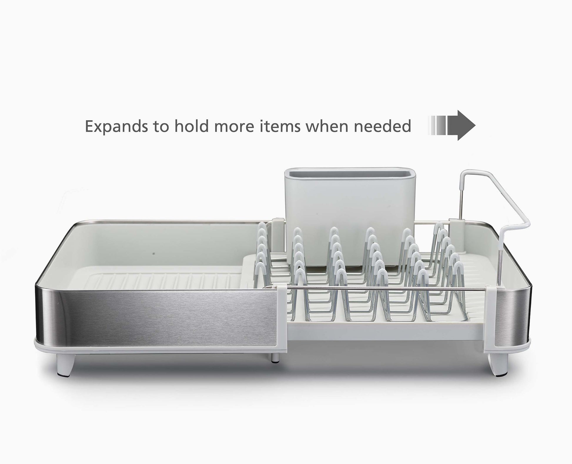 [half-width] Extend™ Steel Expandable Dish Drainer - 851692 - INFO