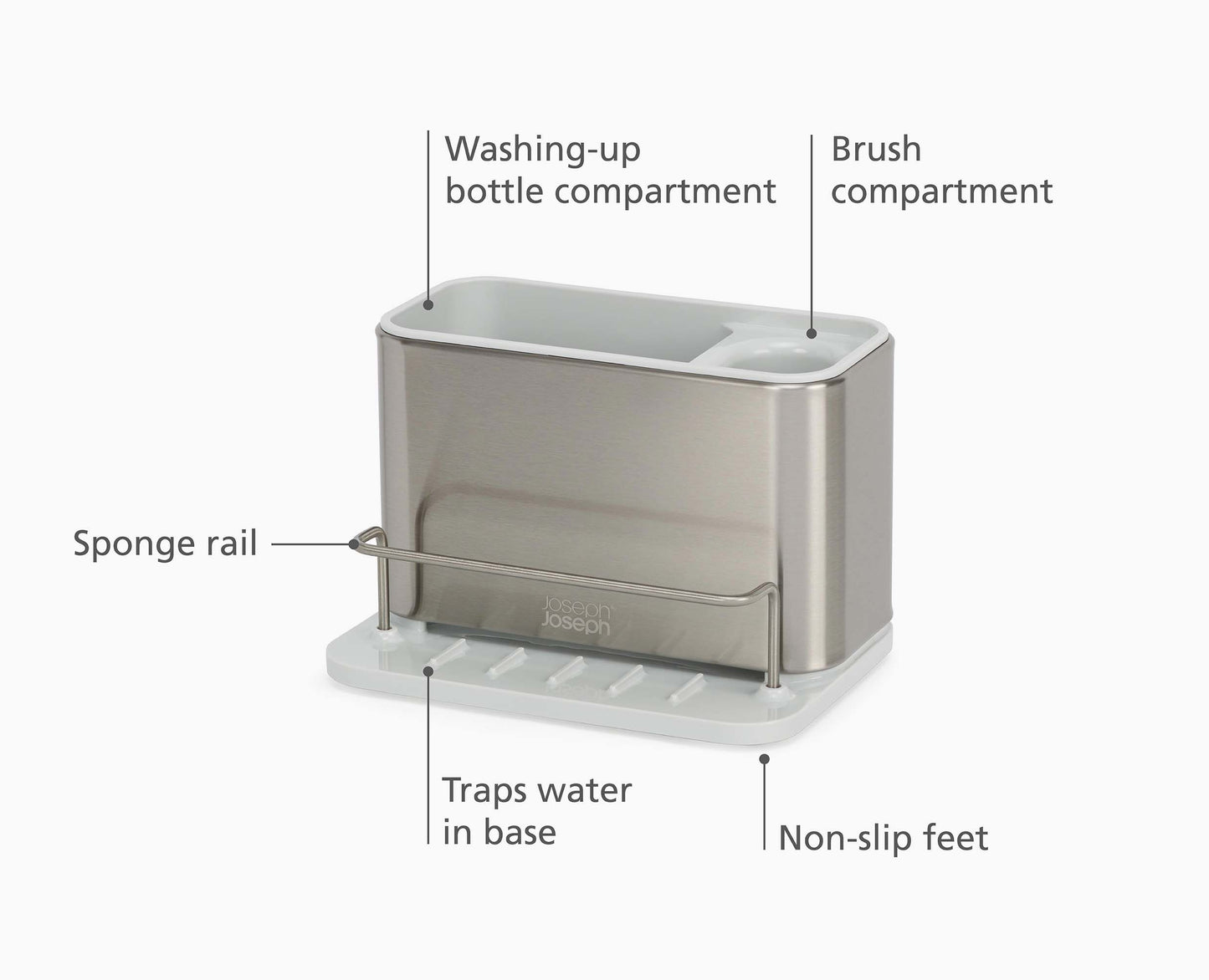 [half-width] Surface™ Stainless-steel Sink Tidy - 851693 - INFO