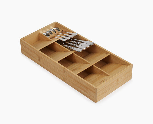 [hidden] DrawerStore™ Bamboo Large Cutlery Organiser - 851697 - Image 1