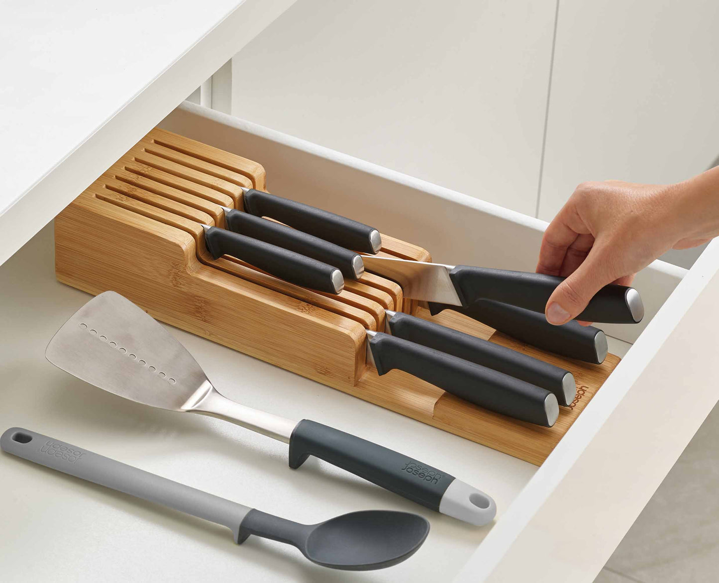 [half-width] DrawerStore™ Bamboo Compact Knife Organiser - 85169 - Image 4