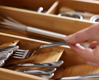 [half-width] DrawerStore™ Bamboo Cutlery, Utensil & Gadget Organiser - 85170 - Image 5