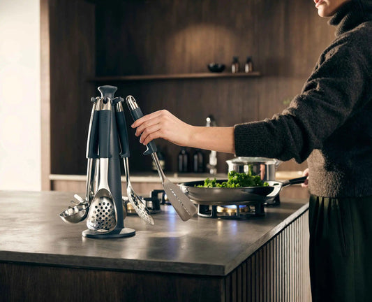 [hidden] [lifestyle] Elevate™ Steel Utensils Carousel Set - 95029 - Image 2