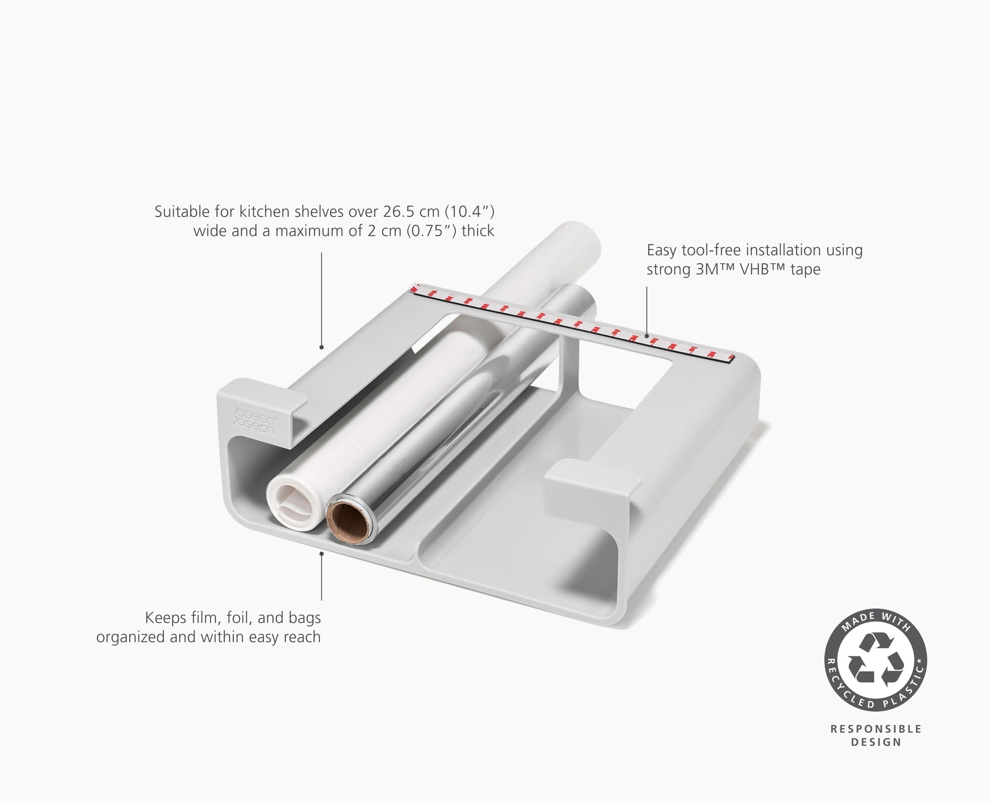 [half-width] CupboardStore™ Film, Foil & Bag Organiser