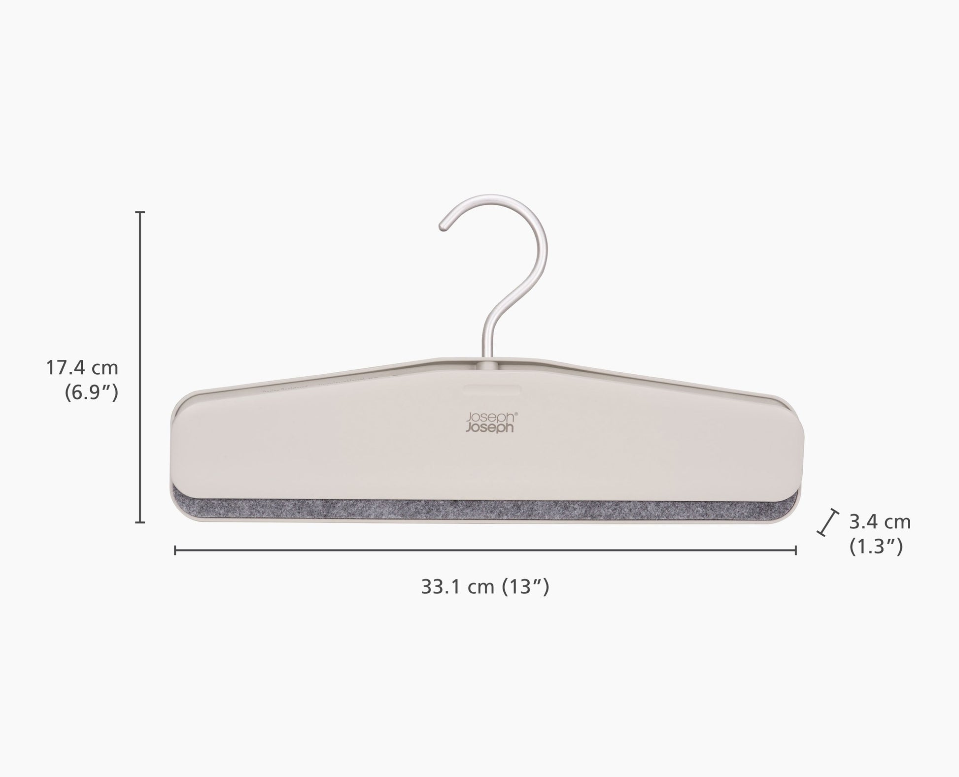 [half-width] Orderly™ Easy-grip Set of 2 Ecru Skirt & Trouser Hangers - 55019 - Image 5