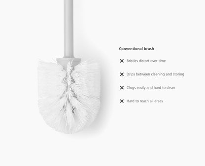 [half-width] Flex™ 360 Gloss White Toilet Brush