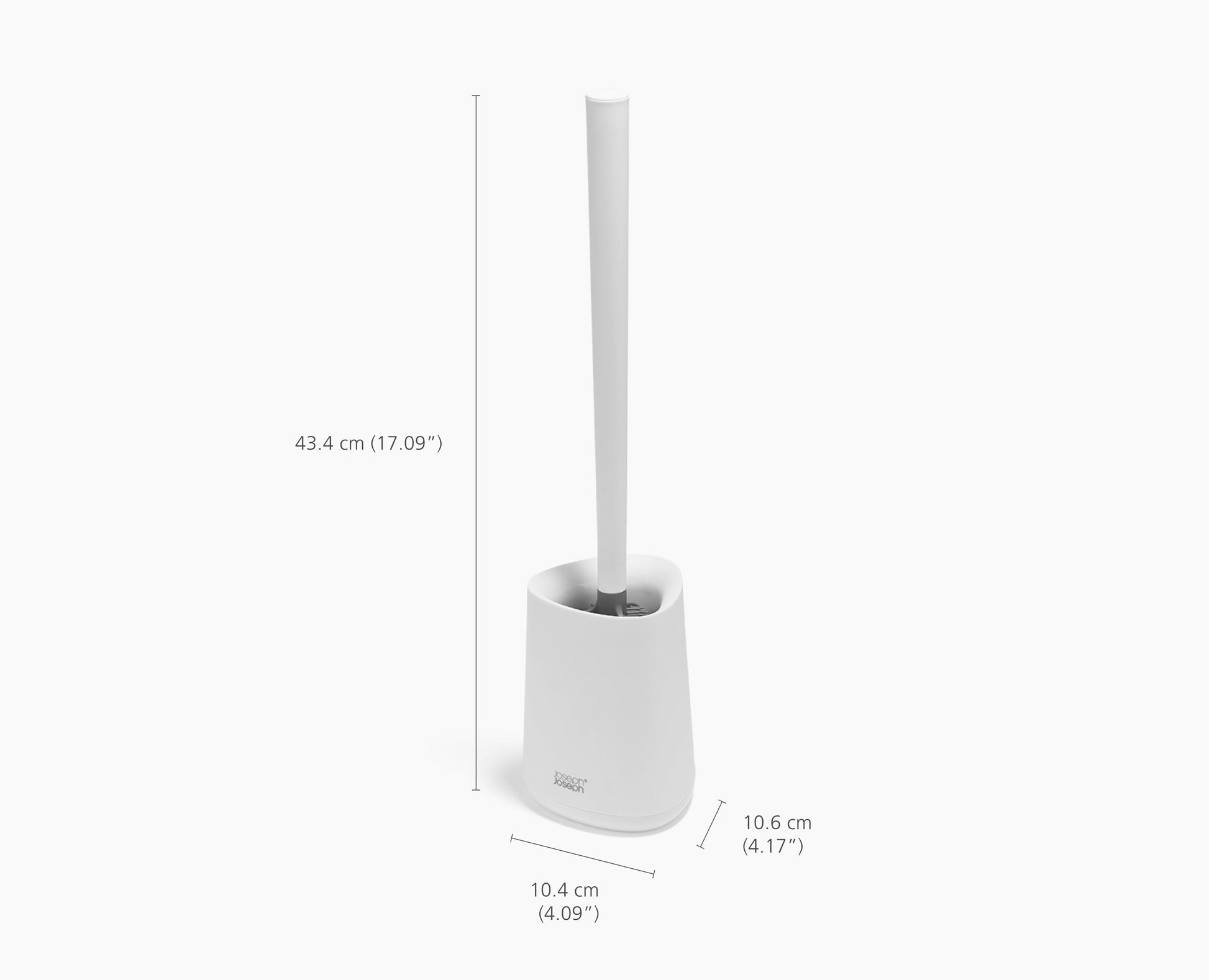 [half-width] Flex™ 360 Lite Pack of 2 Matt White Toilet Brushes